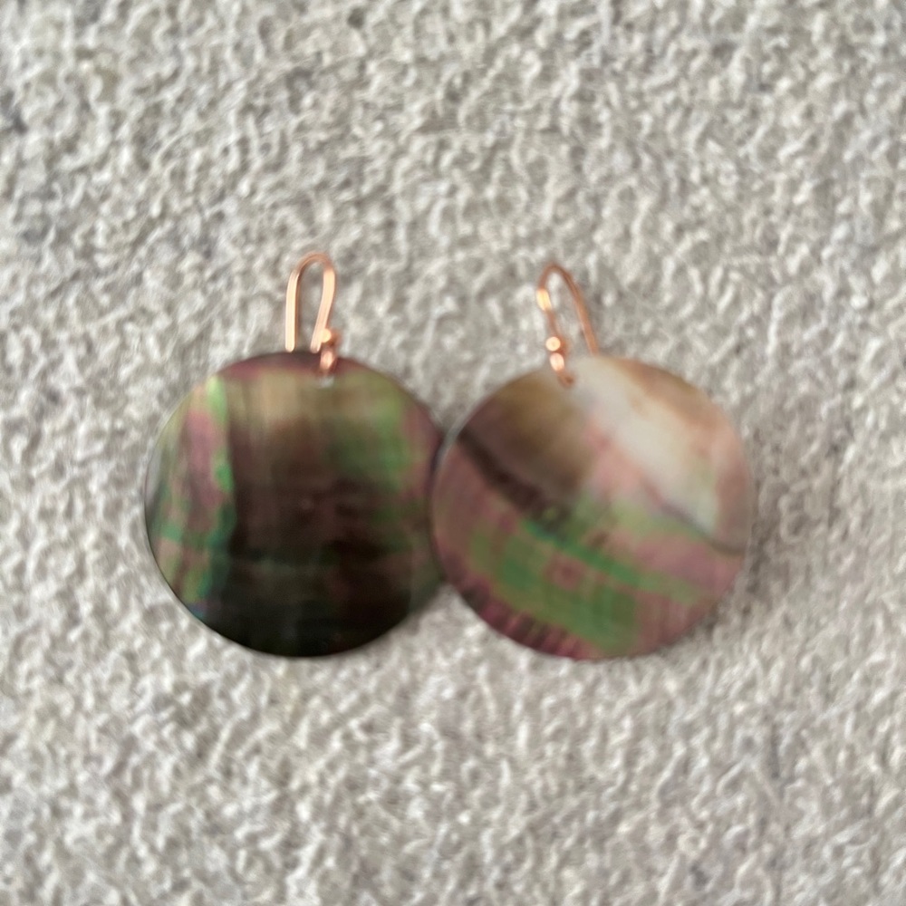 Elegant Multicolor Shell Earrings